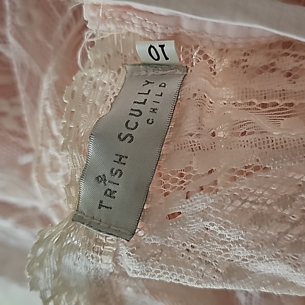 EUC: Beautiful Trish Scully Lace Bella Rafaela Gown - Size 10 - Picture 4 of 7